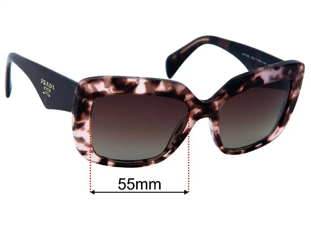 Prada SPR03Q 55mm Replacement Lenses by Sunglass Fix™